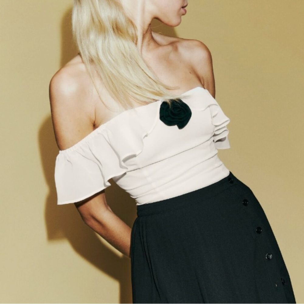 Reformation Priscilla Top Gossamer